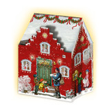 Mini Christmas House Lantern Advent Calendar Card