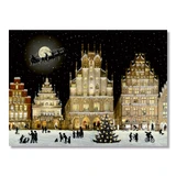 Advent Calendar - Christmas Lights Cityscape