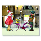 Advent Calendar - Christmas Lights Cityscape - Window