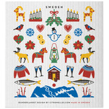 Swedish Dishcloth - Winter Traditions