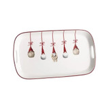 Tomte Ornaments Serving Tray - Ceramic - 12"