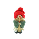 Tomte Santa with Straw Angel - 3.5"