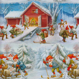 Wrapping Paper - Christmas Santa-Tomte 23" x 72" (98430) Wrapping Paper - Christmas Santa-Tomte 23" x 72" (98430)