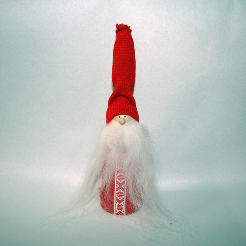 Moose Tomte with Tall Hat & Scarf - 9" 