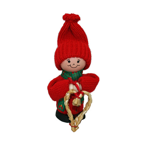 Ljungstroms Tomte Boy with Straw Heart 