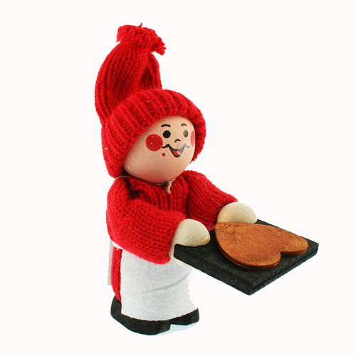Tomte Santa with Heart Cookie