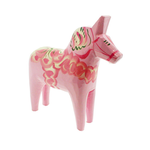 Lelles Dalahastar Pink Dala Horse - 5