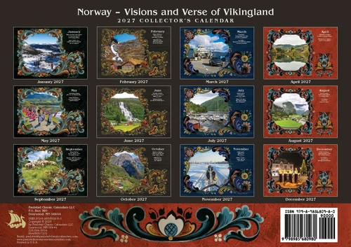 Norway Calendar - 2027