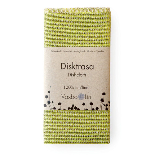 Linen Disktrasa Dishcloth - Lime (91-17)