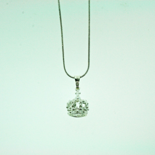 Silver Crown - Necklace (SW707)