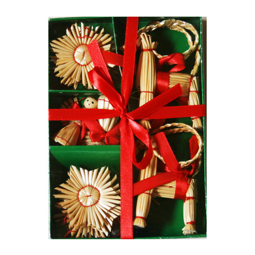 Straw Ornament Set - (H1-564)