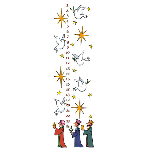 Alison Gardiner Designs Advent Candle - Wise Men - 11.5 inches high 