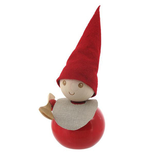 Tonttu Christmas Elf - Wooden Spoon and Bib (B6395)