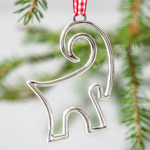 Naasgransgarden Julbock Contour Ornament - 3" 