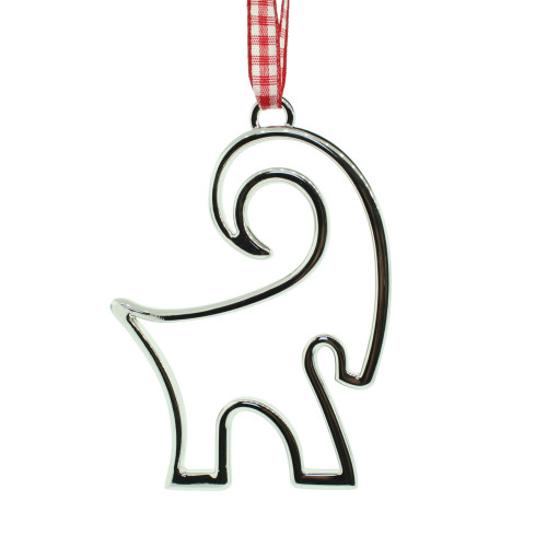 Naasgransgarden Julbock Contour Ornament - 3" 