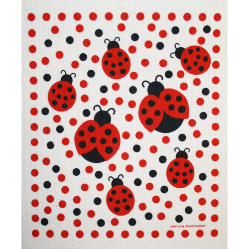 Cose Nuove Swedish Dishcloth - Ladybugs 