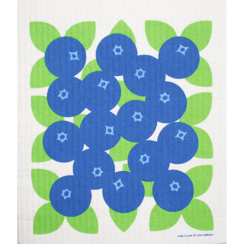Cose Nuove Swedish Dishcloth - Blueberry Patch 
