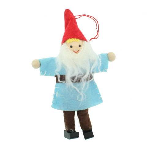 Varme Gift Nordic Gnome Ornament - Felt - 5" 