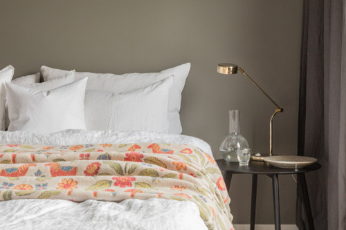  Ekelund Organic Soft Throw Blanket - Kurbitsblom - 140 cm x 170 cm 