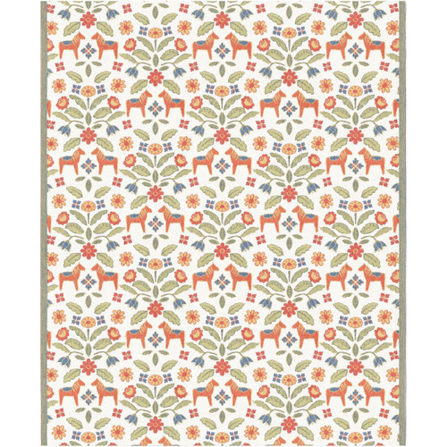  Ekelund Organic Soft Throw Blanket - Kurbitsblom - 140 cm x 170 cm 