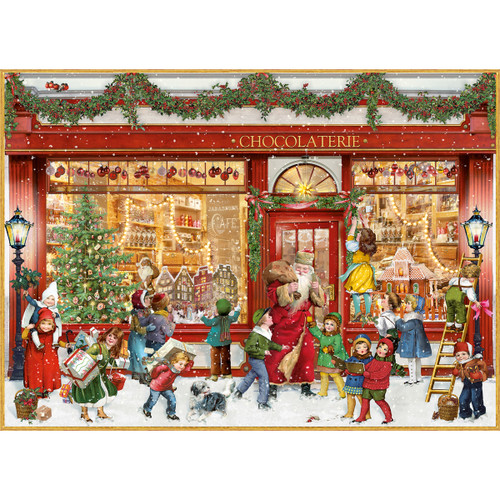 Advent Calendar - The Chocolate Shop - 11.25" x 8" (94391)