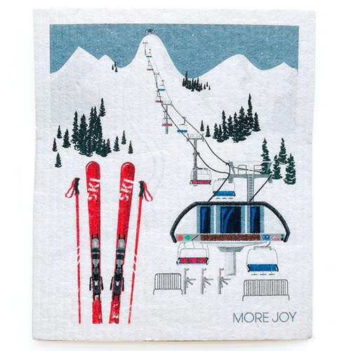 Swedish Dishcloth - Skiing (70222)