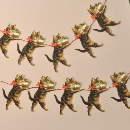 Alison Gardiner Designs Christmas Cat Garland (Cutout) 