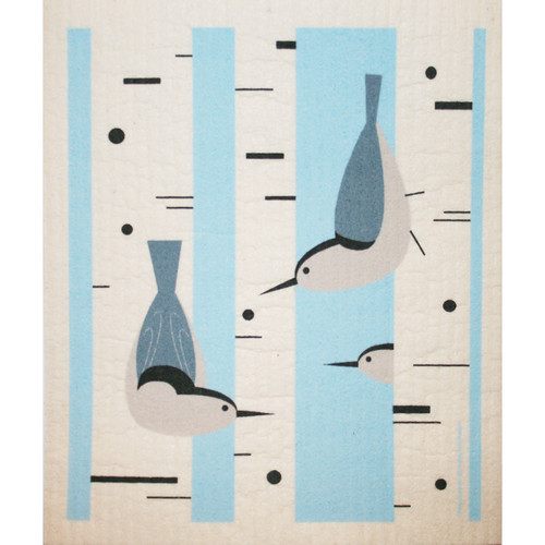 Swedish Dishcloth - Nuthatch (218.9)