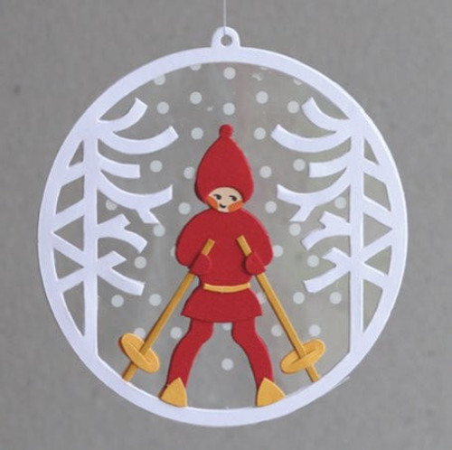 Talla Imports Danish Paper Cutout Mobile - Set of 3 Assorted 