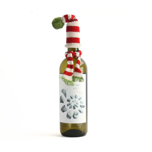 Wine Bottle Topper - Red Stripe (KO511)