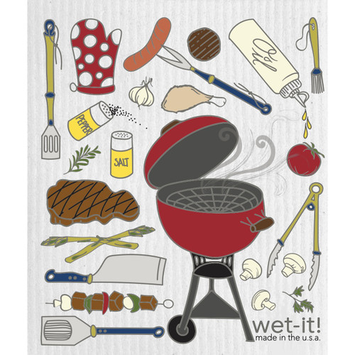 Swedish Dishcloth - Barbecue Time (70289)