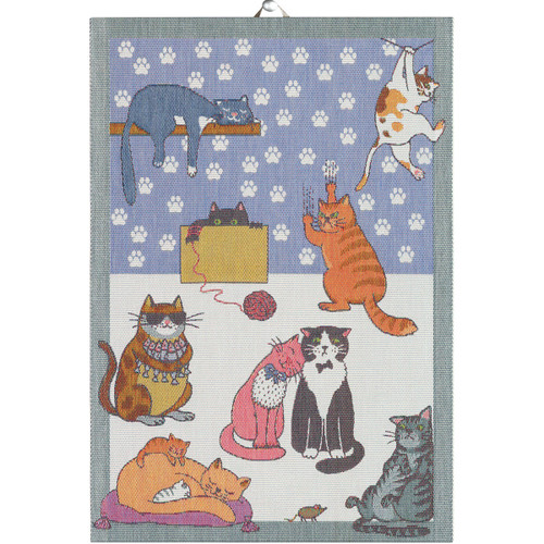 Ekelund Tea/Kitchen Towel - Cats Fun (Cats Fun)