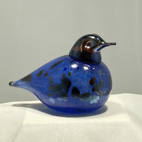 Bianco Blu Oy Bianco-Blue-Finnish Glass Bird - Blue & Turquoise 
