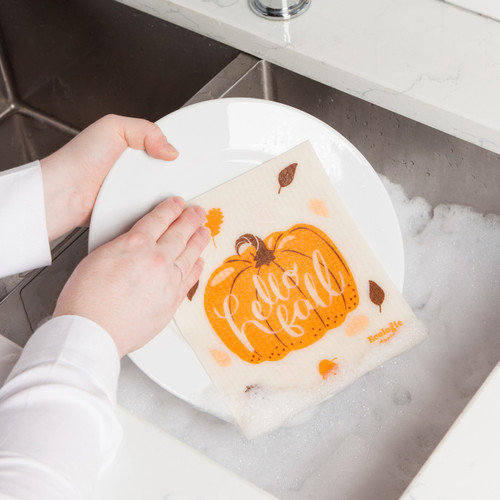 Now Designs / Danica Imports Swedish Dishcloth - Hello Fall 