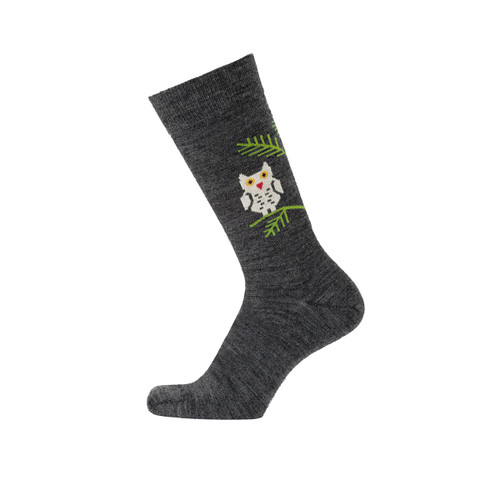  Bengt & Lotta Socks - Owl Dark Gray 