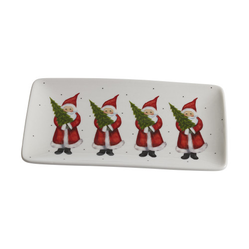 Tomte Holding Tree Small Platter - Ceramic - 8 1/4" (119003)