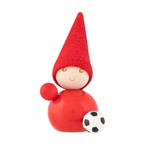 Aarikka Tonttu Christmas Elf - Soccer Player - 3.5" 