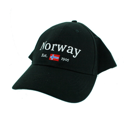 Scandinavian Specialties Norway Flag Embroidered Cap/Hat - Est. 1905 