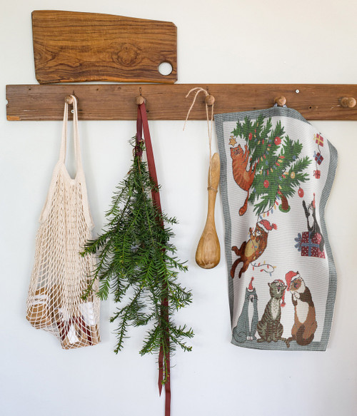  Ekelund Tea/Kitchen Towel - Purr-Fect Christmas 