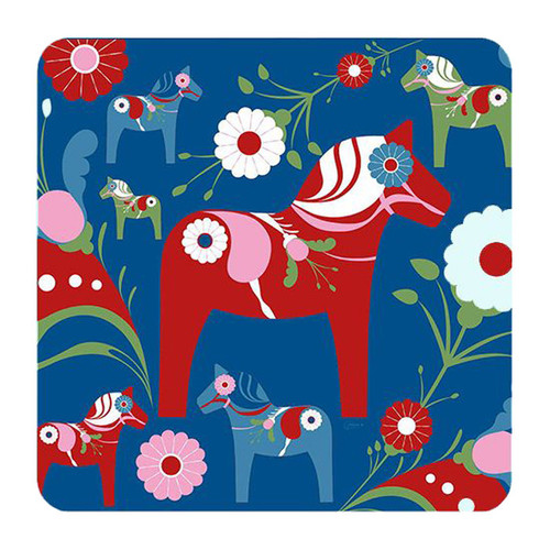 Moose Dalahorse And Kurbits Trivet 