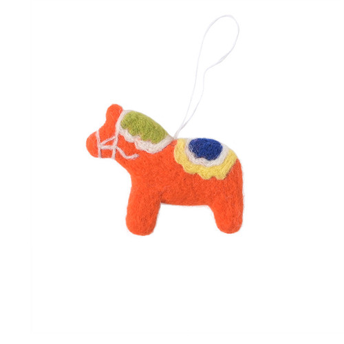 Aveva Design AB Dala Horse Felt Ornament - Red 