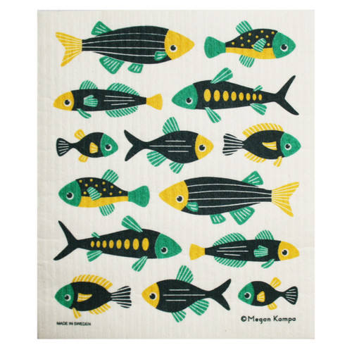 Swedish Dishcloth - Fishies Swedish Dishcloth - Fishies