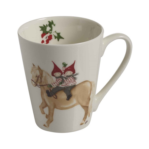 Tomte Kids On Horse Coffee Mug Tomte Kids On Horse Coffee Mug