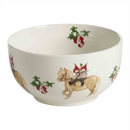 Tomte Kids On Horse Bowl Tomte Kids On Horse Bowl