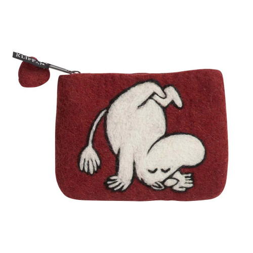 Felt Coin Purse - Moomin Up and Down Felt Coin Purse - Moomin Up and Down