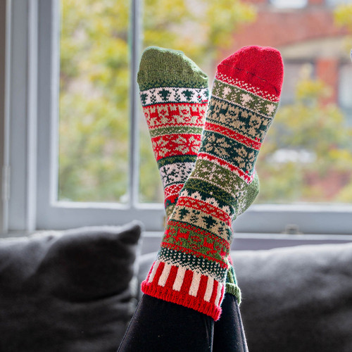 Solmate Socks - Adult Crew - Yuletide