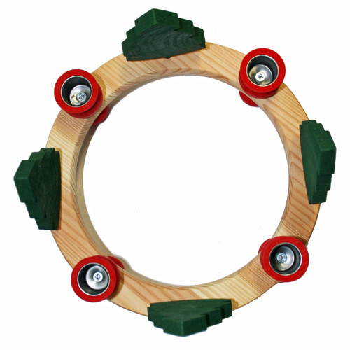 Candleholder - Christmas Trees Table Chandelier - 9"