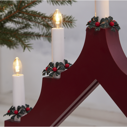 Candle Rings - Berry - 2" - 7 Pack