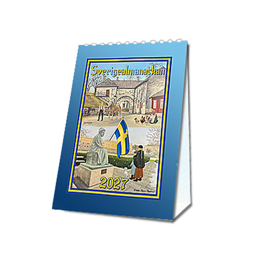 Swedish Sverigealmanackan Desk Calendar - 2027