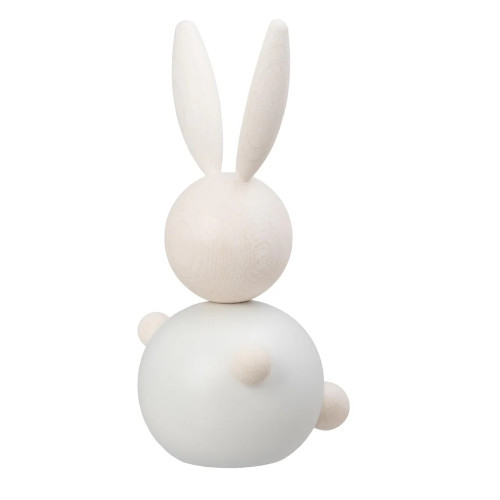 Pupujussi Rabbit - White - 6.25"